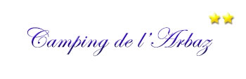 camping de l'Arbaz